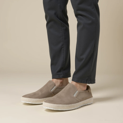 The Savile Silk Suede Slip-Ons